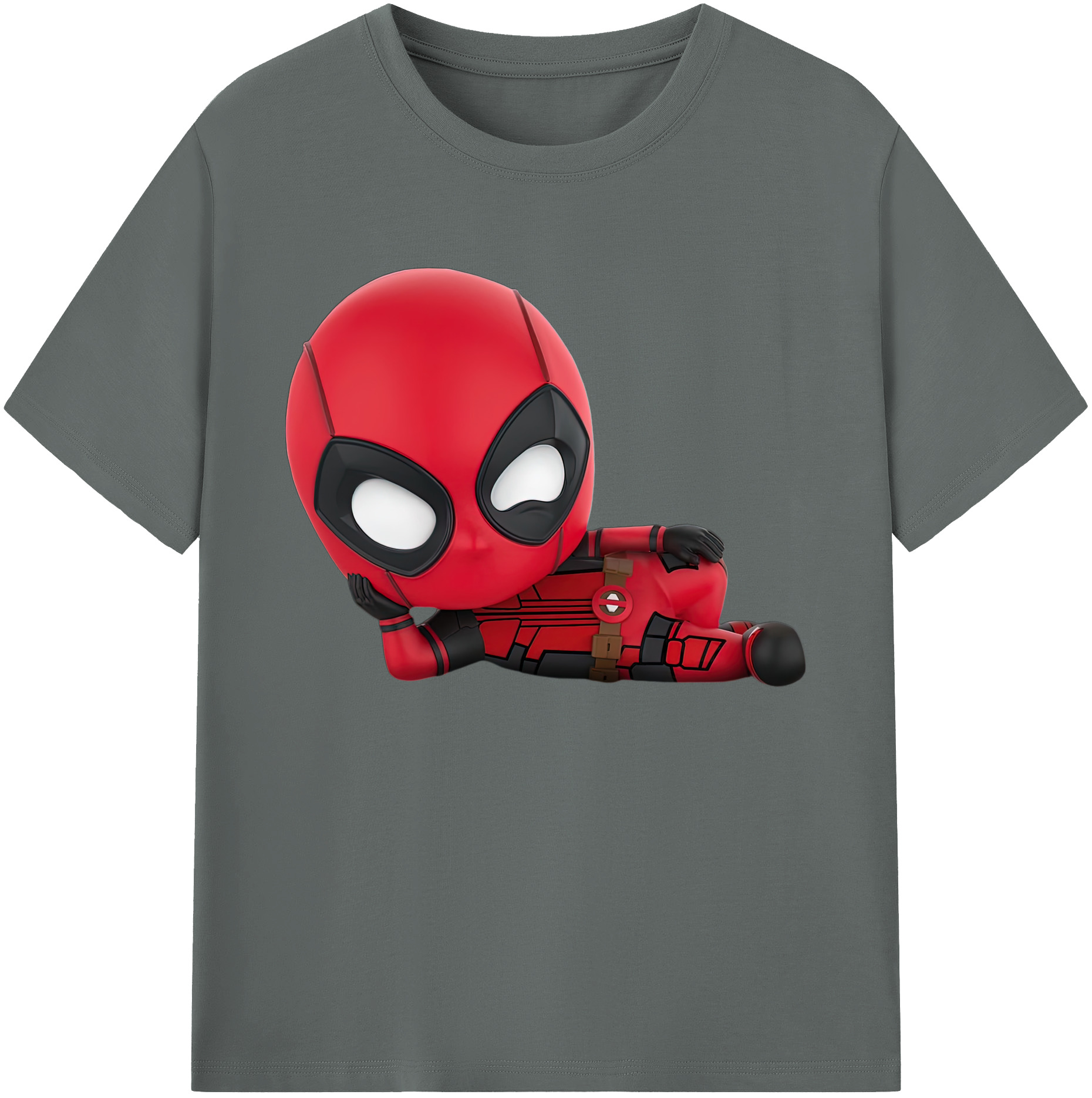 （画像用） Deadpool デッドプール 綿100％ メンズ半袖Tシャツ｜肌触りやわらか＆通気性